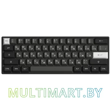 Клавиатура Akko 3061S Black & Sliver (Akko Cream Yellow V3 Pro) картинка 3